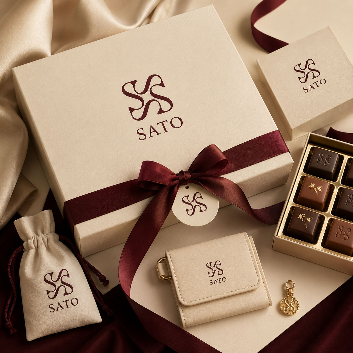 Signature Wooden Chocolate Tray