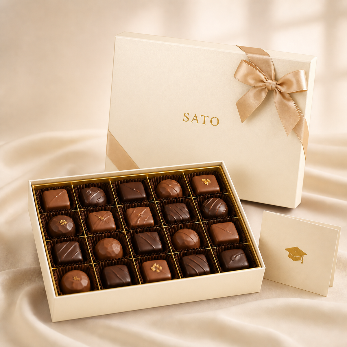Graduation Celebration Gift — Ivory packaging mockup